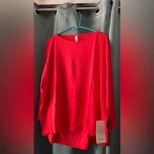 Back In Action Nulu top new with tags in Love Red ❤️